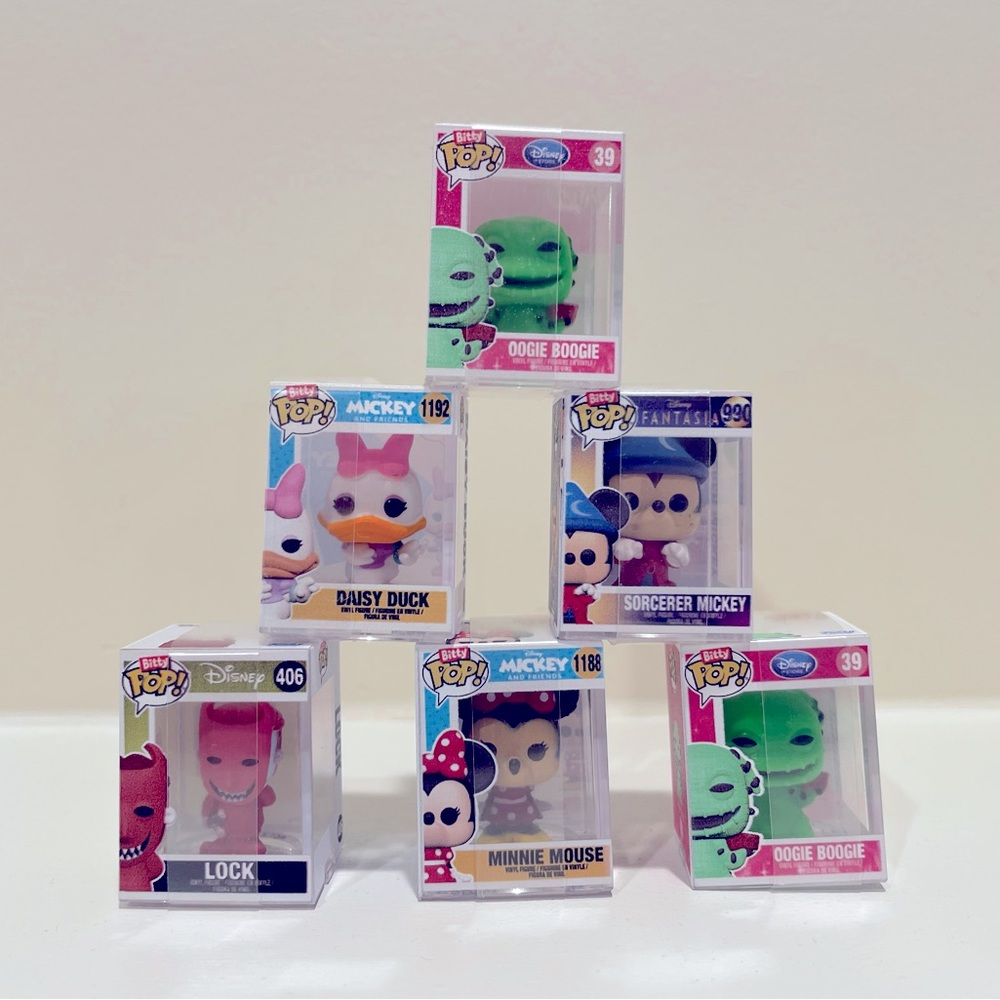 NWOT Bitty Funko pop Disney vinyl figures